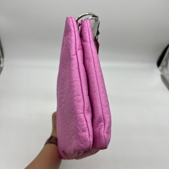 Vince Camuto Leather Livy Shoulder Bag Arresting Pink - Picture 13 of 16